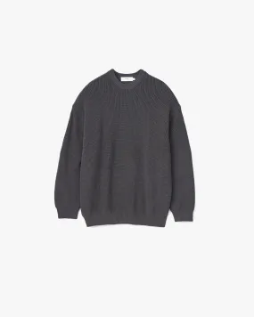 Suvin Loose Rib Crew Neck Knit