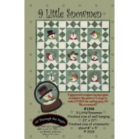 9 Little Snowmen Pattern