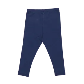 Baby Girls Organic Legging - Navy