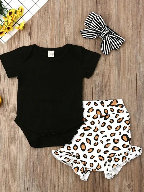 Baby The Most Adorable Onesie and High Waisted Bloomers with Headband Set