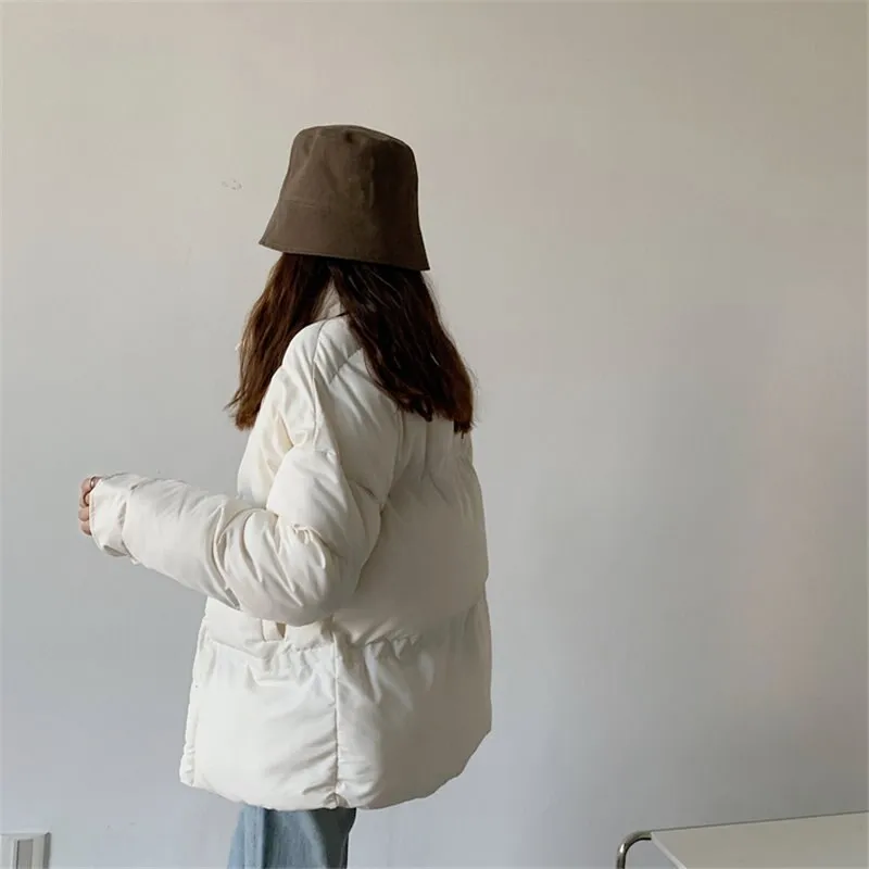 Button-Down Winter Jacket With Pockets