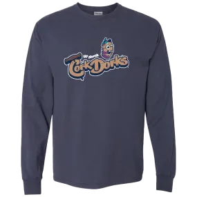 Cork Dorks Primary Logo Slate Long-Sleeve Tee