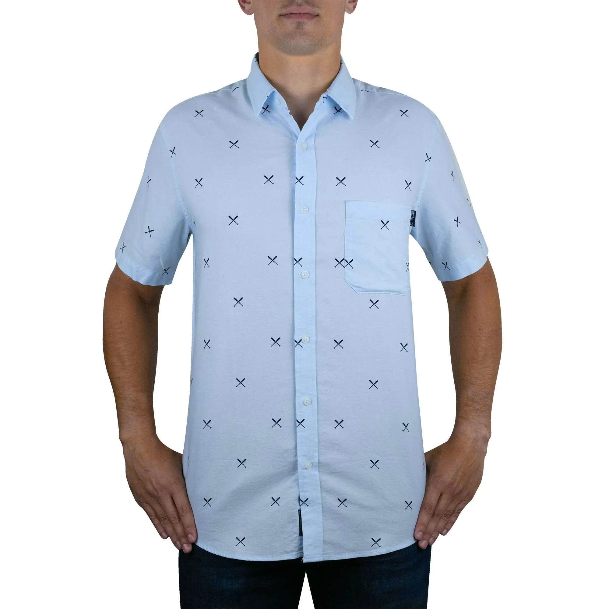 Crossed Bats - Oxford Button Down