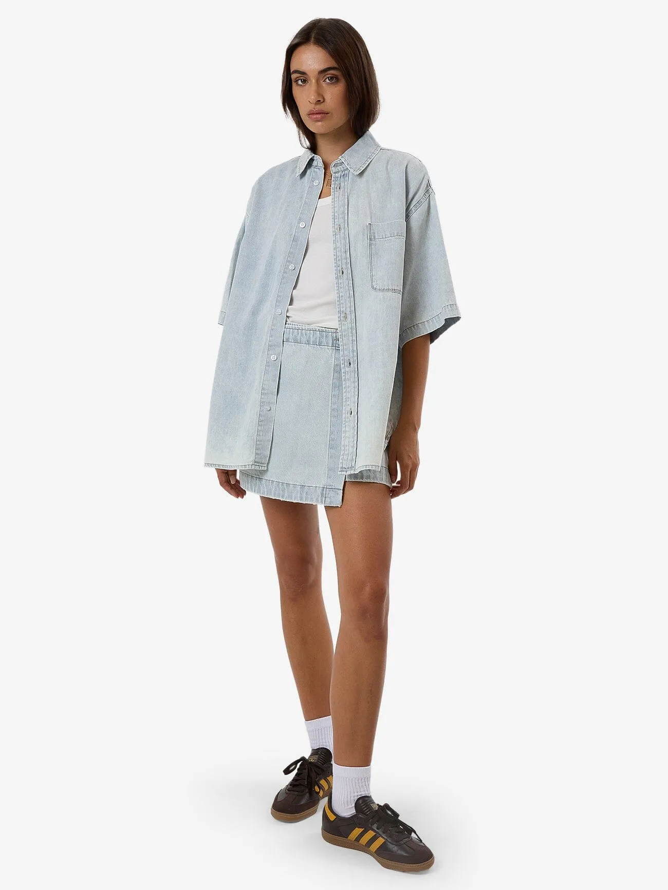 Darian Denim Shirt - Dirty Fade