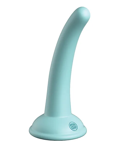 Dillio Platinum 5 Curious Five Silicone Dildo - Teal