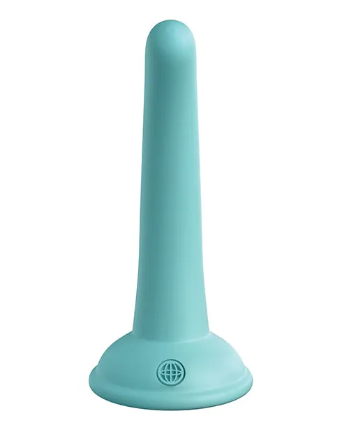 Dillio Platinum 5 Curious Five Silicone Dildo - Teal