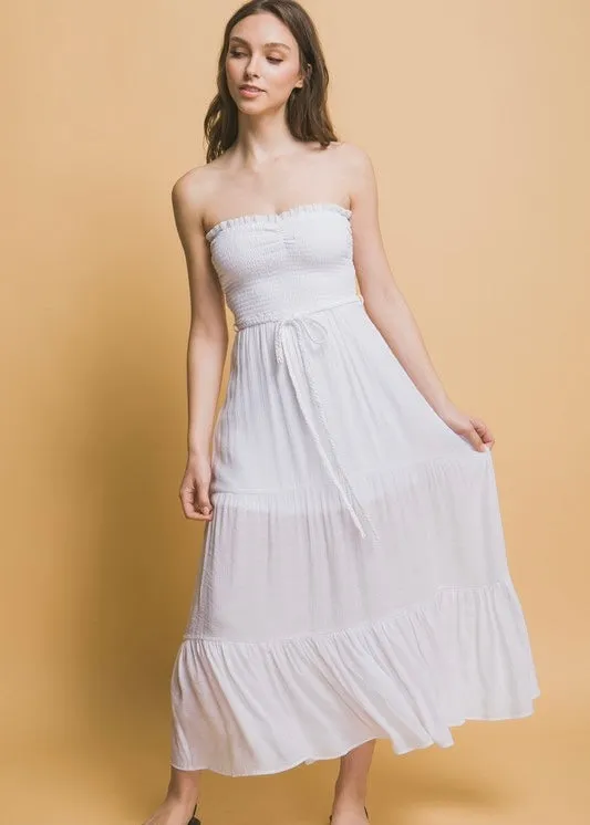 Dreamy Elegance Tiered Maxi Dress