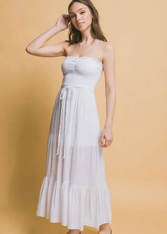 Dreamy Elegance Tiered Maxi Dress