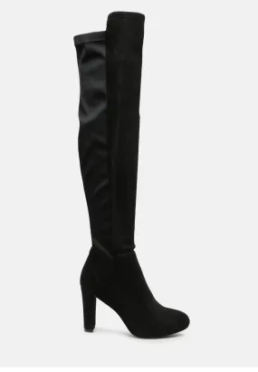 Fauna Knee High Block Heeled Boots By Ruw