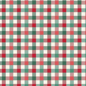 Flannel Old Fashioned Christmas Check Multi