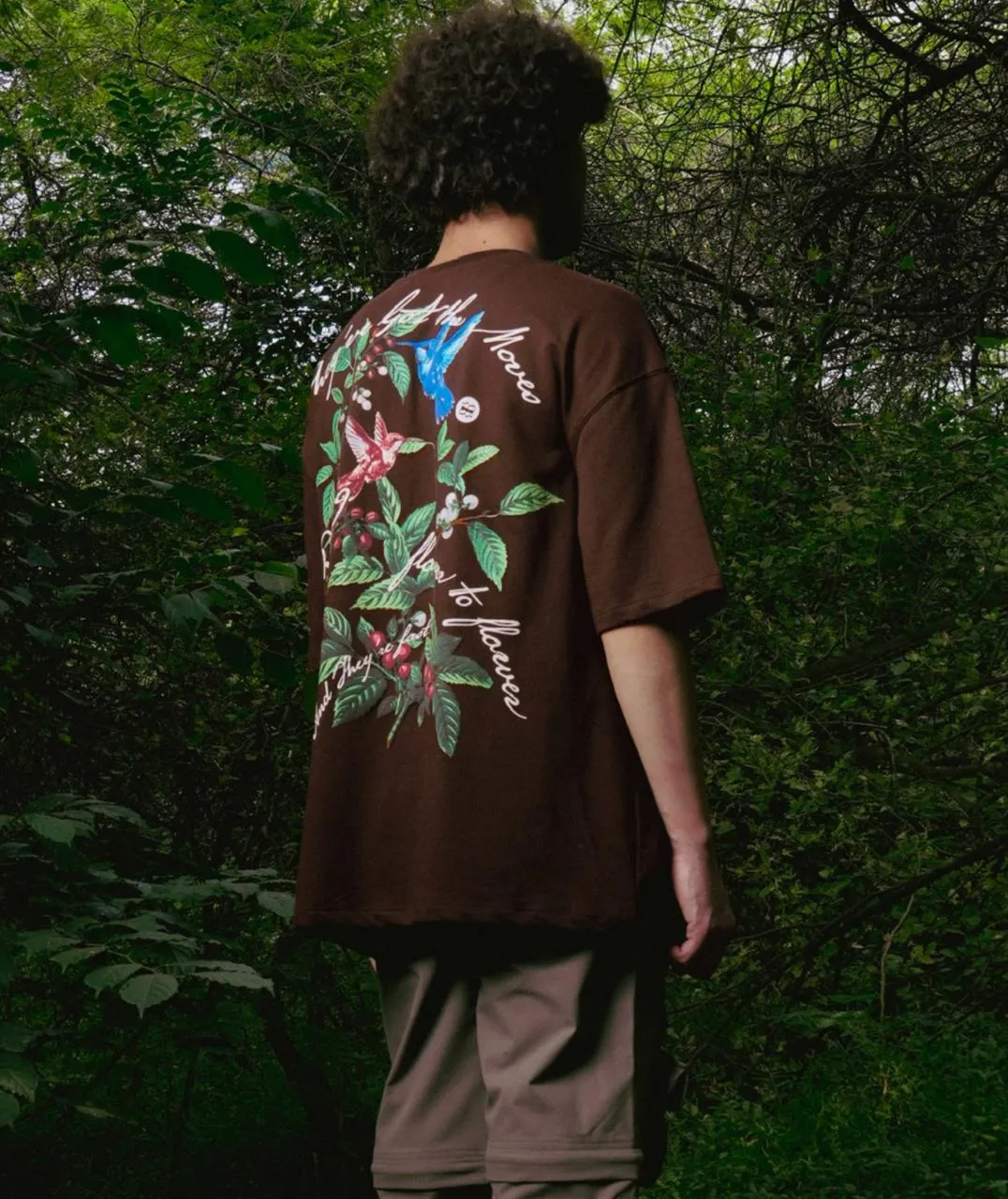 HUMMINGBIRD BROWN T-SHIRT