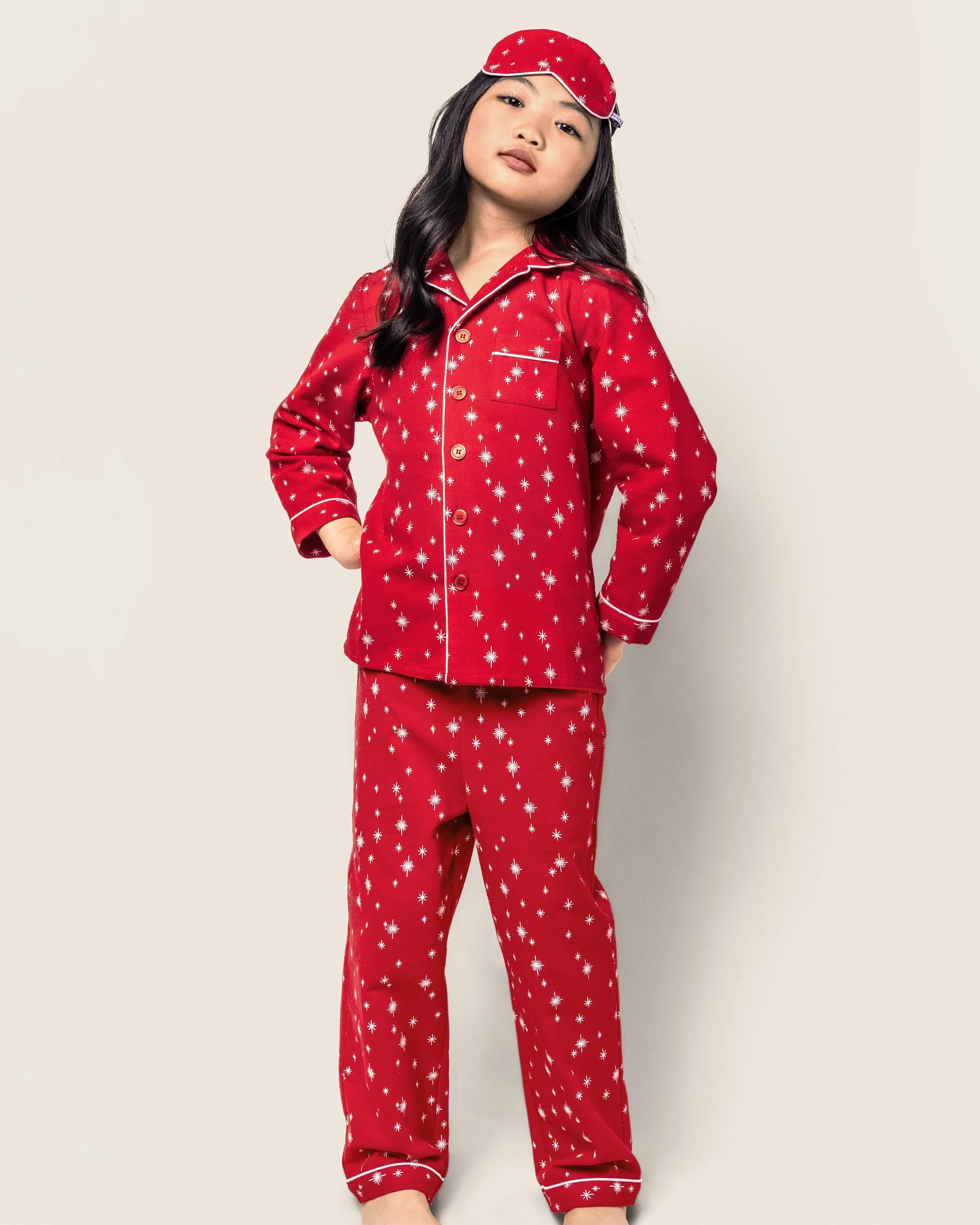 Kid's Flannel Pajama Set | Starry Night