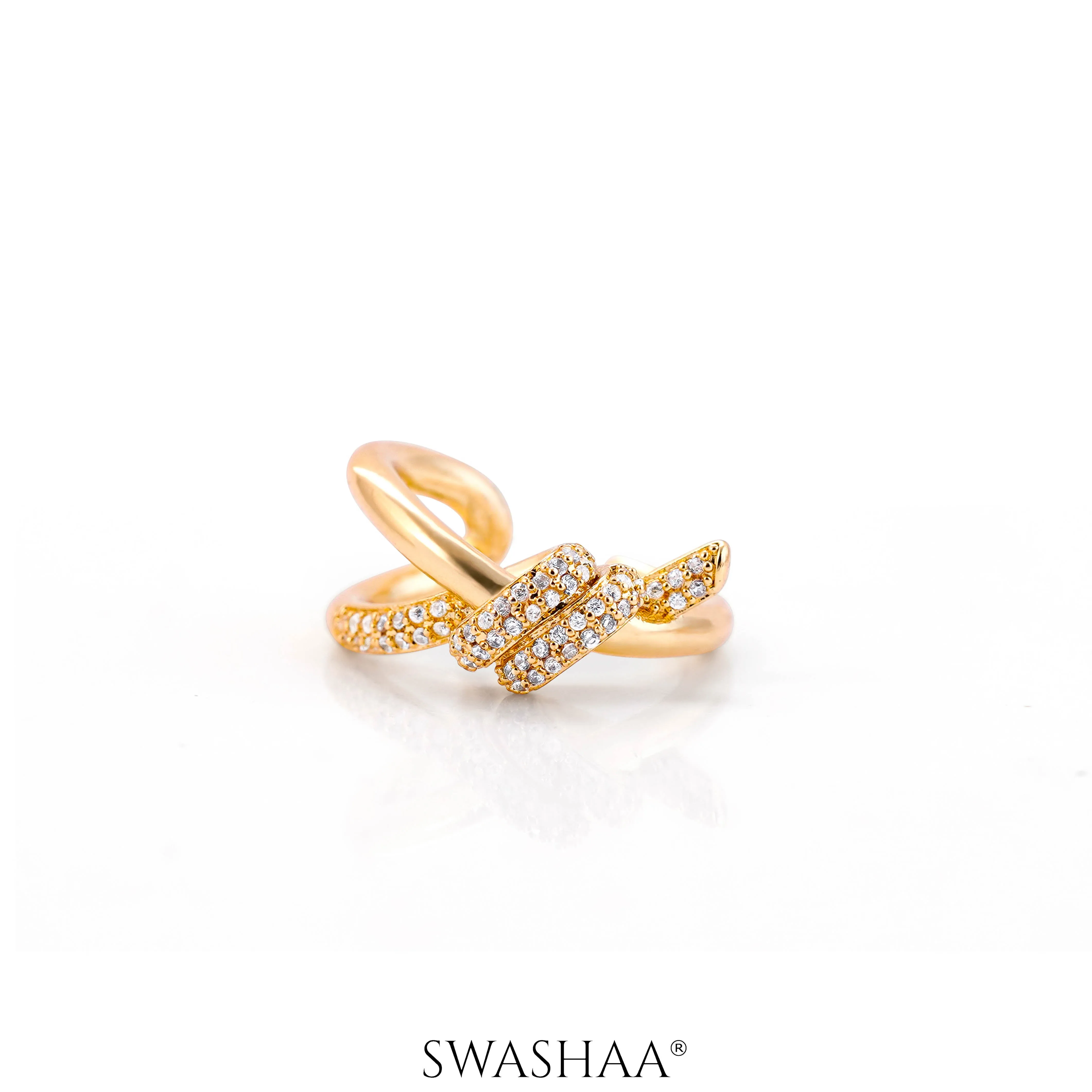 Mae 14K Gold Plated Ring