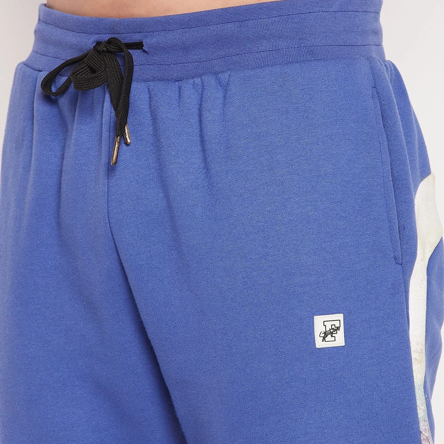 Marine Blue Tie & Dye Relaxed Fit Jogger