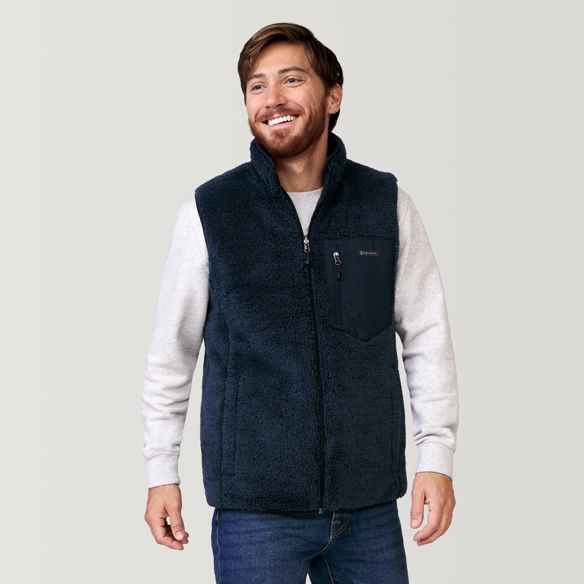 Men's Atlas Quilted Reversible Sherpa Vest