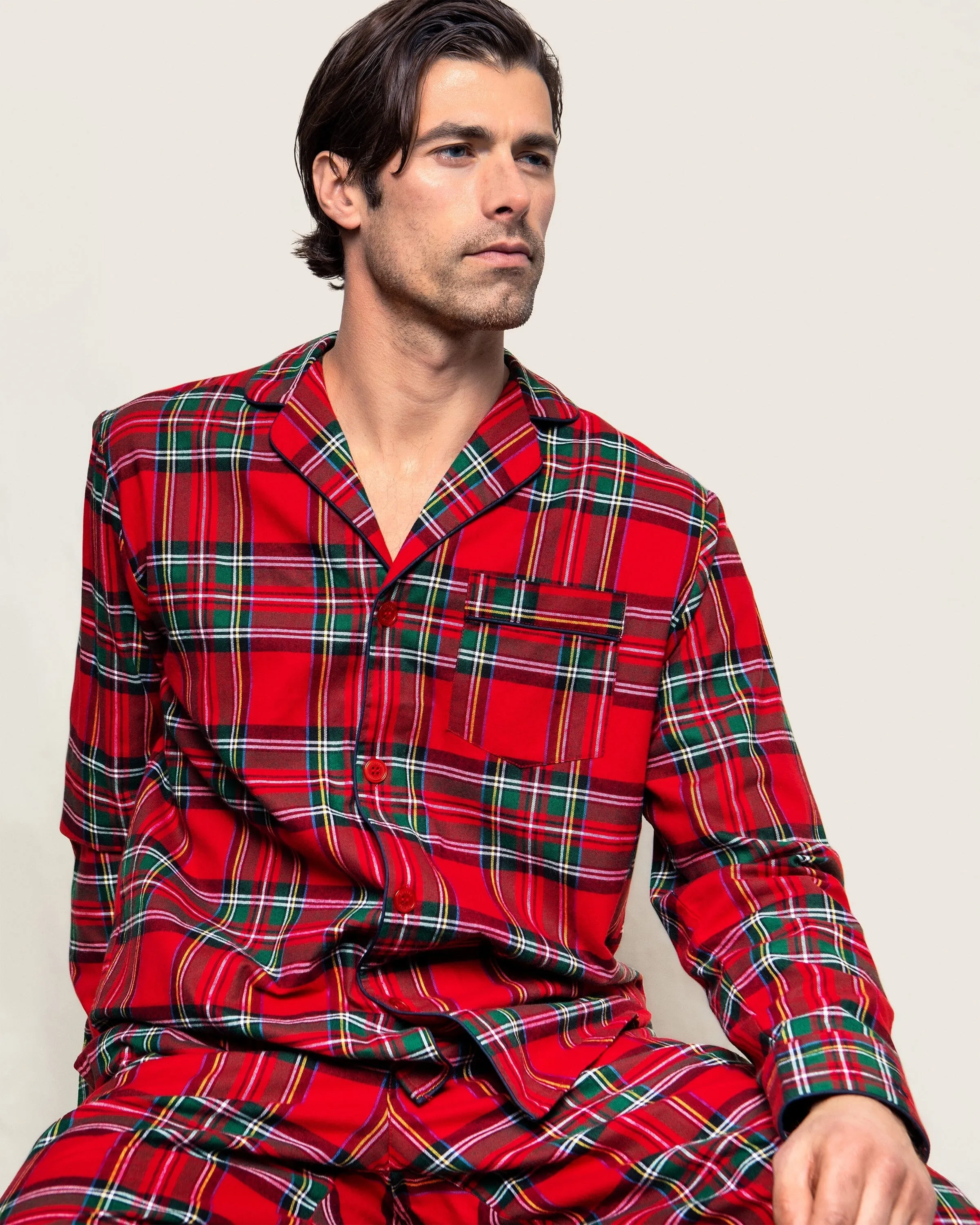 Men's Brushed Cotton Pajama Set | Imperial Tartan