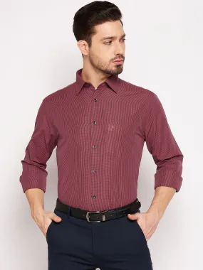 Mens Maroon Shirt