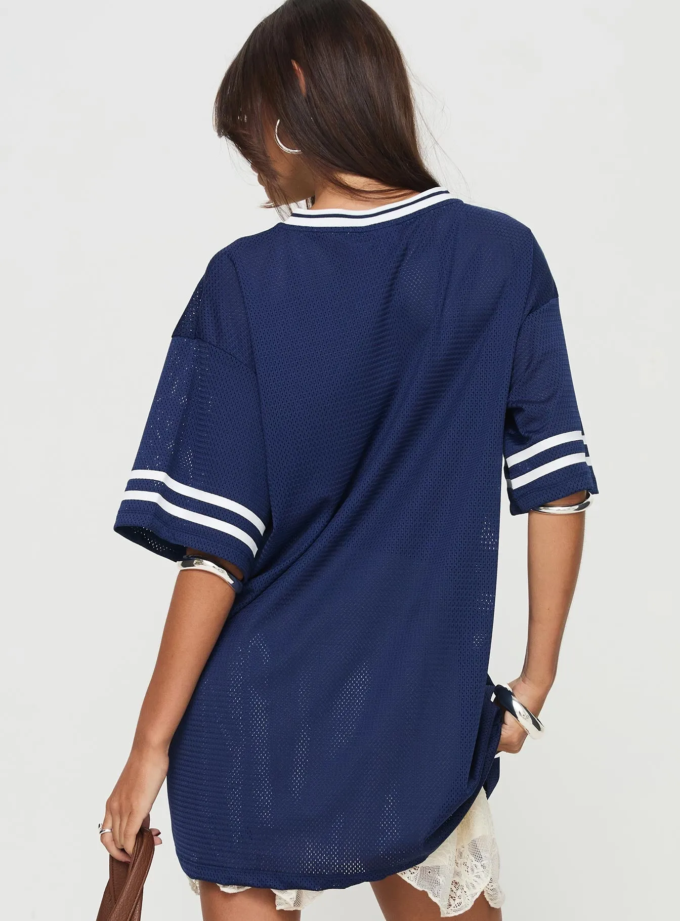 Michail Jersey Dress Navy