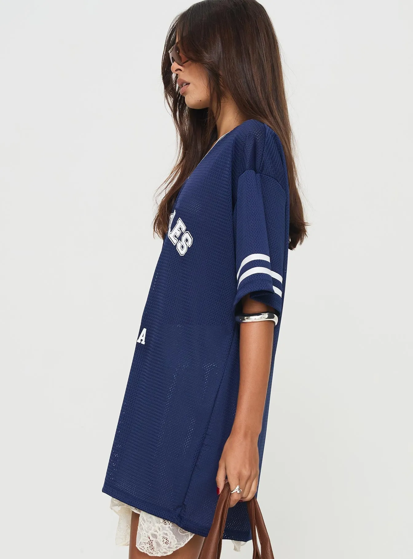 Michail Jersey Dress Navy