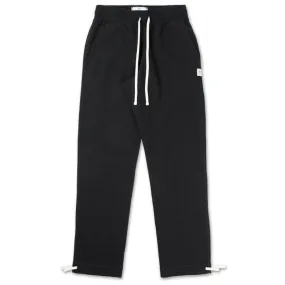 Midweight Twill Terry Sweatpant - Black