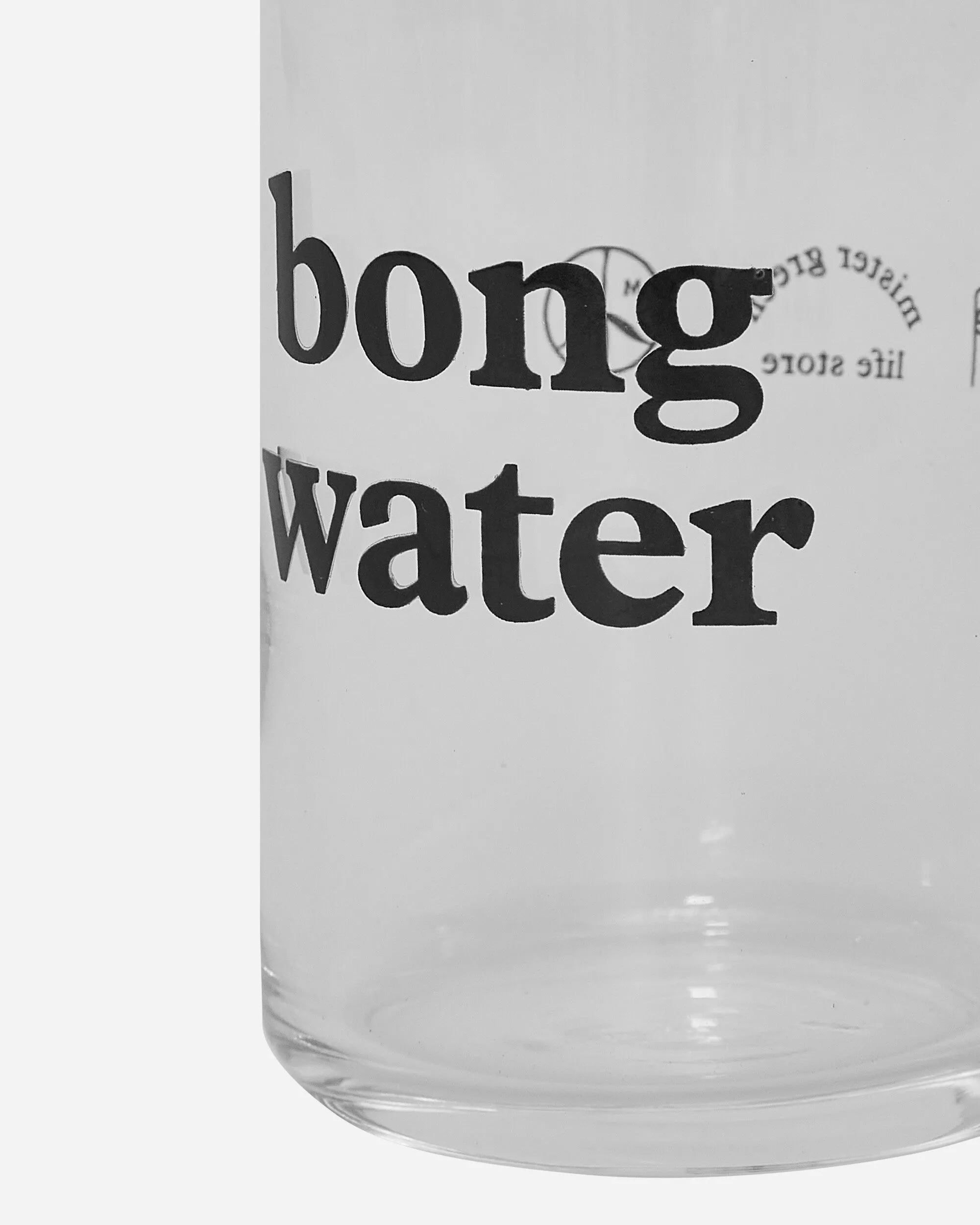 Mini Bong Water Glass Clear