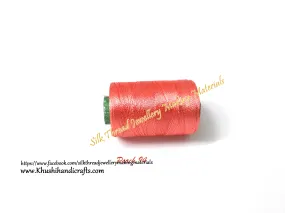 Peach shade Silk Threads Individual Spools for Bangle/Jhumkas/Jewelry Designing/Tassel Making Shade No. 94ND