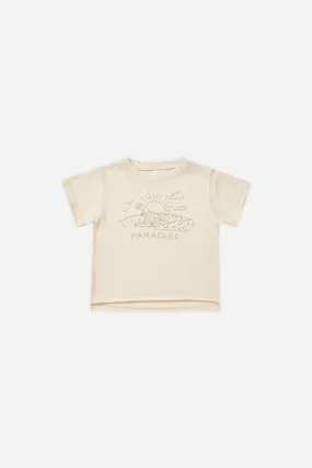 Raw Edge Tee | Paradise Ivory