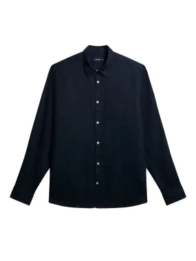 Reg LS Clean Linen Shirt / JL Navy