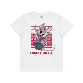 Sporty Chuck E. Tee - White (Youth)