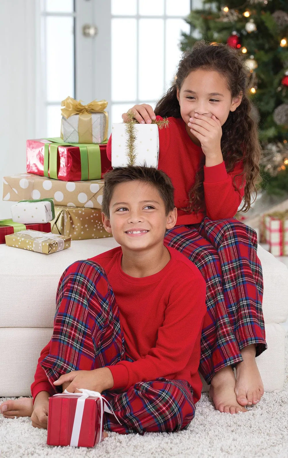 Stewart Plaid Flannel Matching Family Pajamas