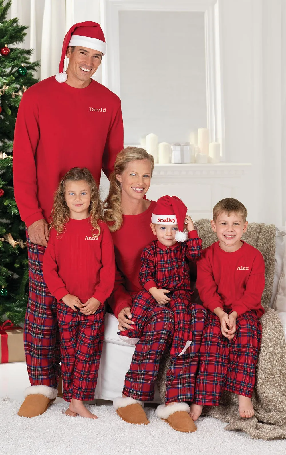 Stewart Plaid Flannel Matching Family Pajamas