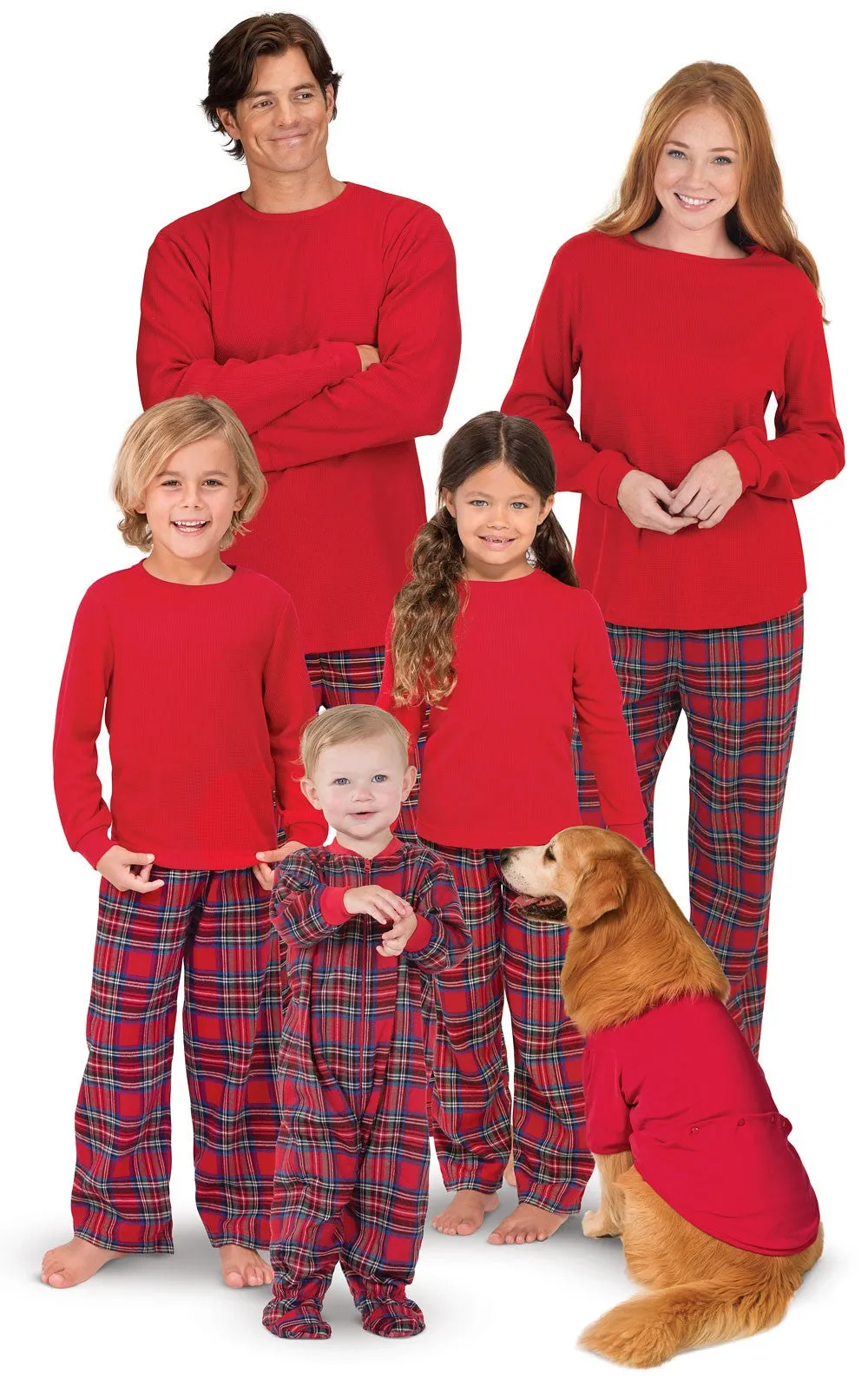 Stewart Plaid Flannel Matching Family Pajamas