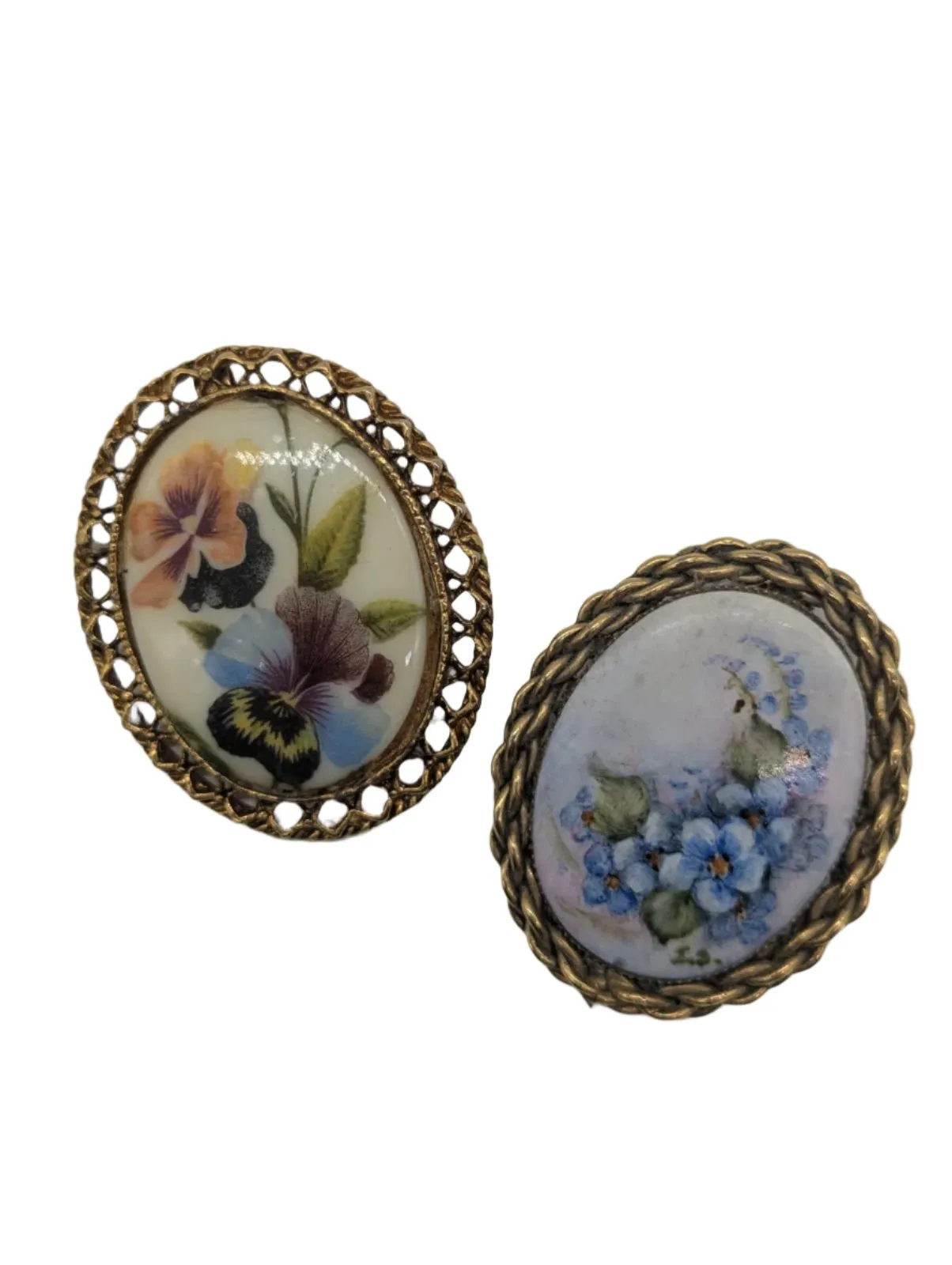 The Bellini Duo Brooch Set