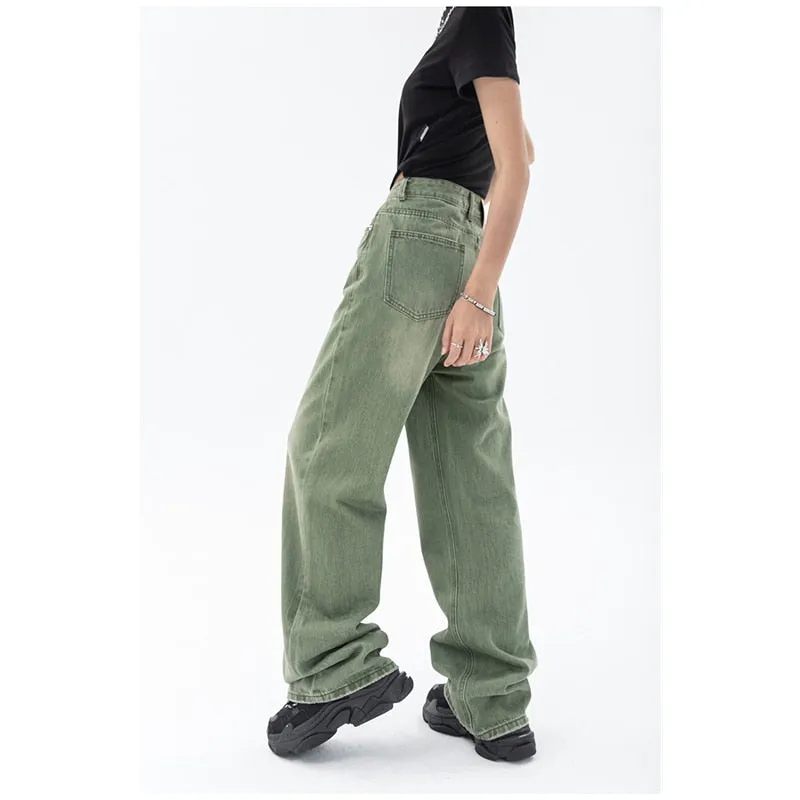 Vintage Green Women's Jeans