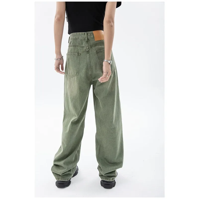 Vintage Green Women's Jeans