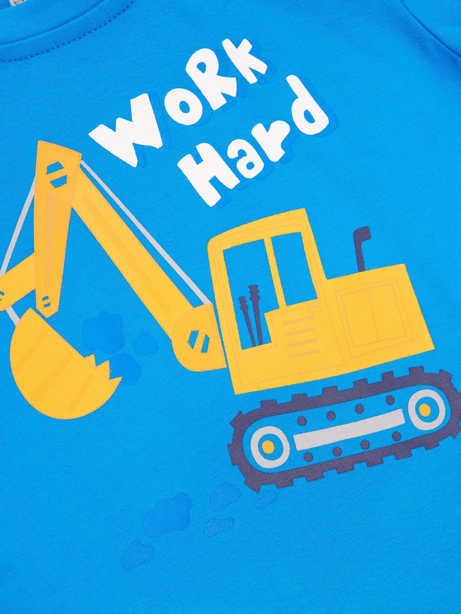 Work Hard Excavator Graphic Shirt