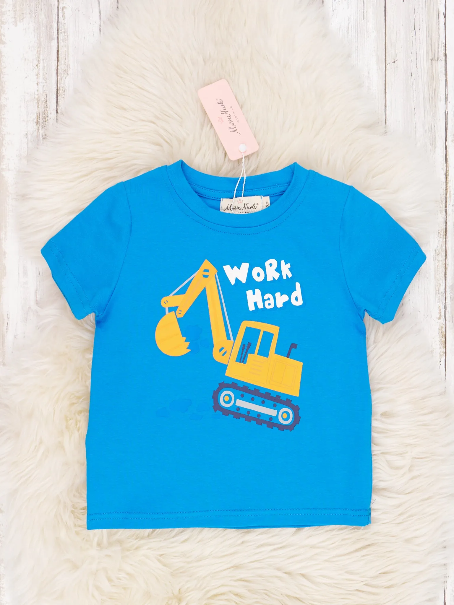 Work Hard Excavator Graphic Shirt