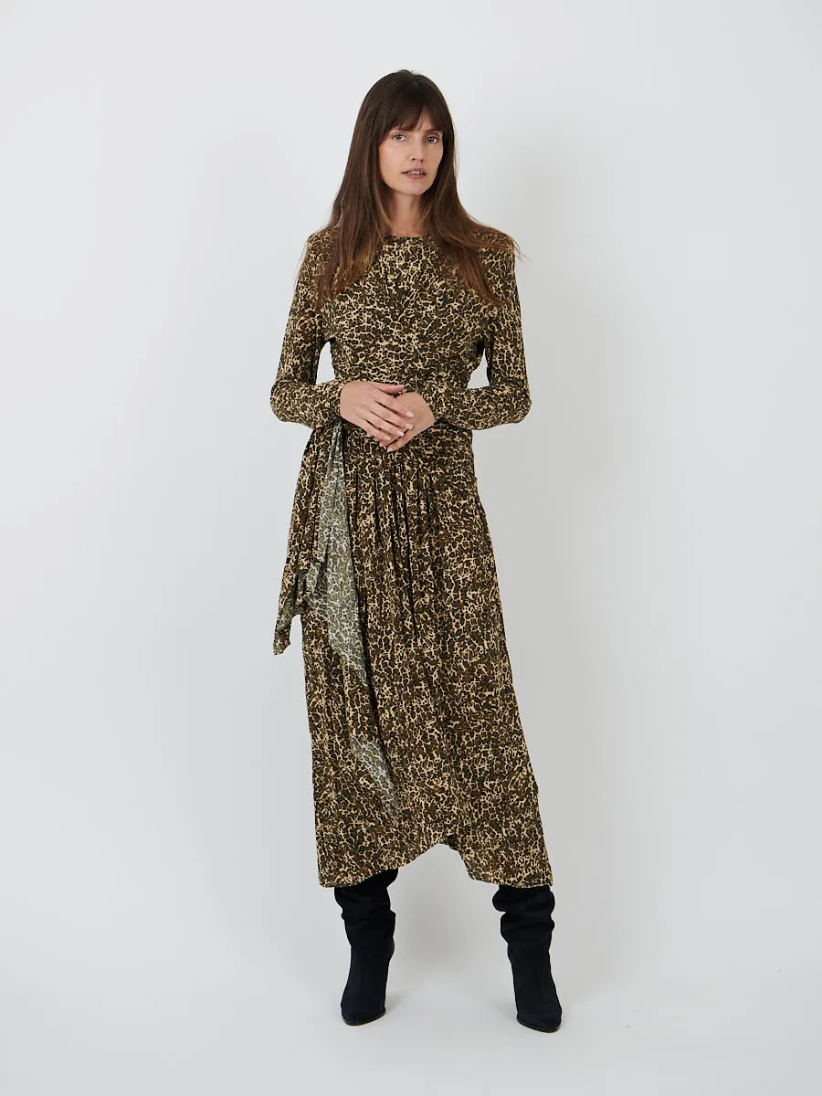 Zeidi Dress in Brown